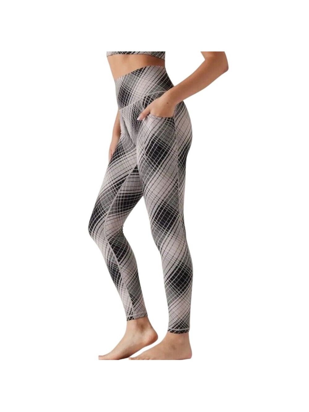 ATHLETA Salutation Stash Textured 7/8 Tight Leggings